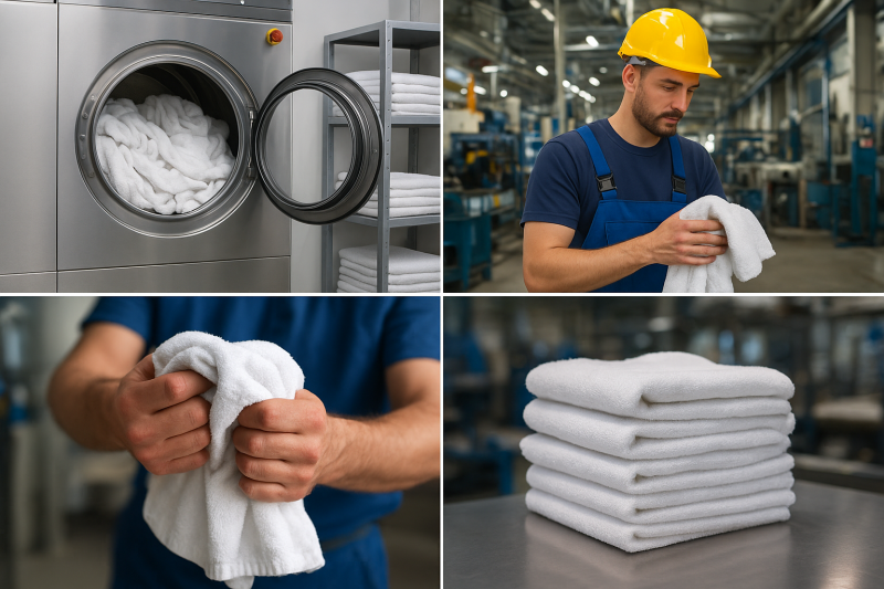 Locação de Toalhas Industriais: Higiene, Economia e Sustentabilidade para Sua Empresa